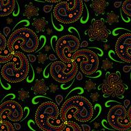 seamless paisley wallpaper Asian style N2