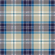 Blue Seamless Tartan Plaid Design