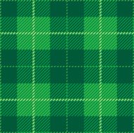 Seamless Green Tartan Plaid Design