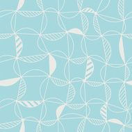 Vector seamless pattern with light blue background