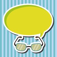 glasses theme elements vector eps N21