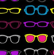 Glasses seamless background N2