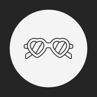 glasses line icon N8