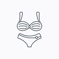 Lingerie icon Women underwear sign N20