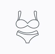 Lingerie icon Women underwear sign N21