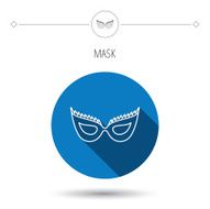 Festive mask icon Masquerade carnival sign N9