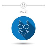 Lingerie icon Women underwear sign N23
