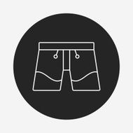 swim suit line icon N8