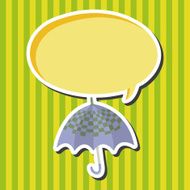 Umbrella theme elemets vector eps N30