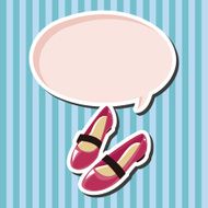 High-heeled shoes style theme elements N7