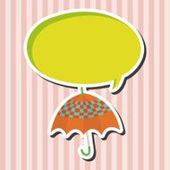 Umbrella theme elemets vector eps N31