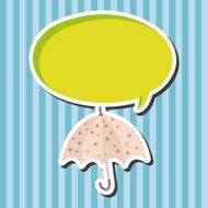 Umbrella theme elemets vector eps N35