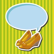 High-heeled shoes style theme elements N9