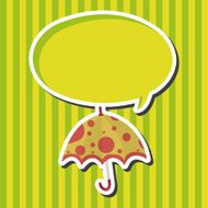 Umbrella theme elemets vector eps N37