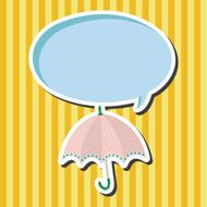 Umbrella theme elemets vector eps N38