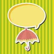 Umbrella theme elemets vector eps N40