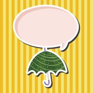 Umbrella theme elemets vector eps N41