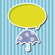 Umbrella theme elemets vector eps N42