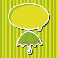 Umbrella theme elemets vector eps N43