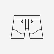 swim suit line icon N11