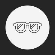 sunglasses line icon N16