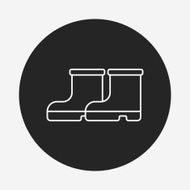 Rain boots line icon N6