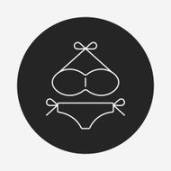 swim suit line icon N12