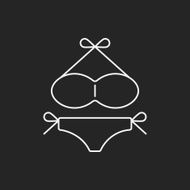 swim suit line icon N13