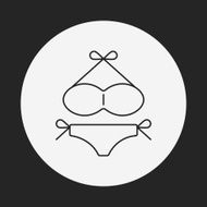swim suit line icon N14
