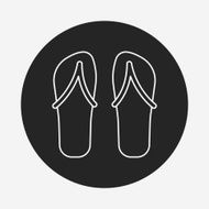 slipper line icon N3