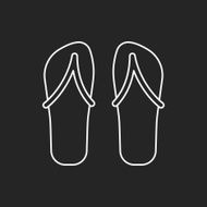 slipper line icon N4