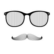 Hipster Sunglasses and Mustaches N2