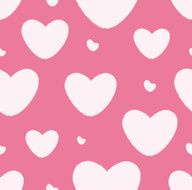 Grunge Pattern With Hearts N2