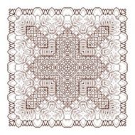 Vector Beautiful Deco Black Mandala N205