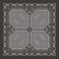 Vector Beautiful Deco Black Mandala N223