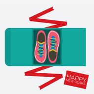 Top View Of Running Shoes Gift