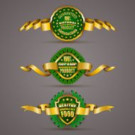 Golden badges