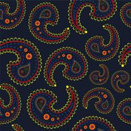 seamless paisley wallpaper Asian style N3