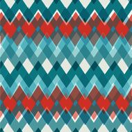 Vector seamless Chevron Pattern Fashion zigzag in retro colors vector N2