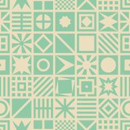 Square seamless pattern