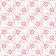 vector set seamless floral ornament N8
