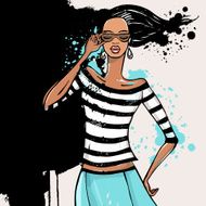 Beautiful Fashion Woman N7