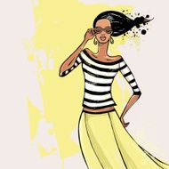 Beautiful Fashion Woman N8