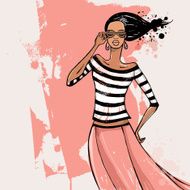 Beautiful Fashion Woman N10