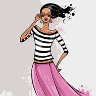 Beautiful Fashion Woman N11