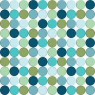 Circle round seamless pattern White isolated vector background wall paper
