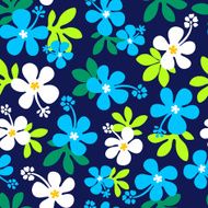 Hibiscus flower pattern N3
