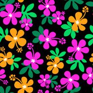 Hibiscus flower pattern N4