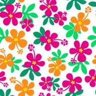 Hibiscus flower pattern N5