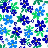 Hibiscus flower pattern N6